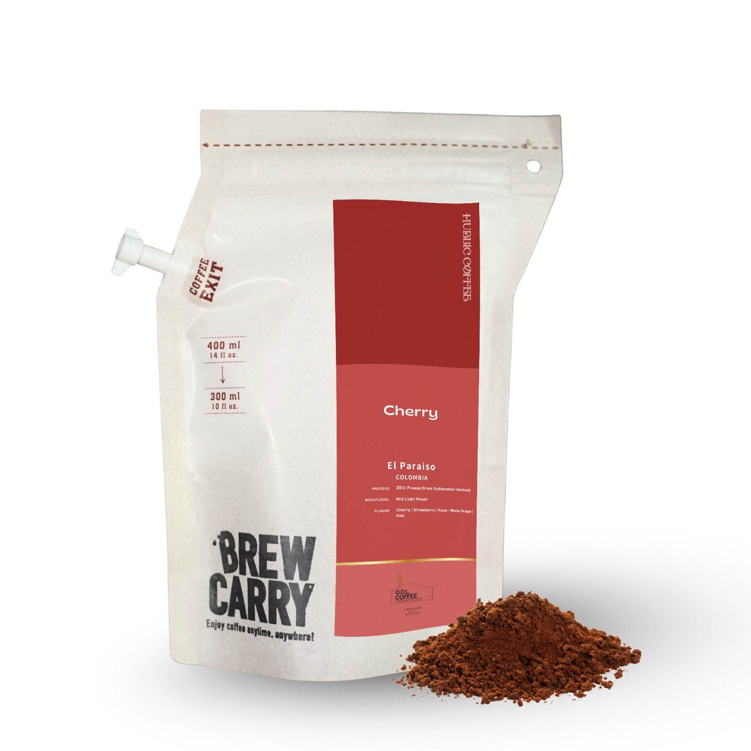 El Paraiso ｜チェリー｜ZEO｜BREW CARRY｜一袋で3杯分 – HUBLIC COFFEE