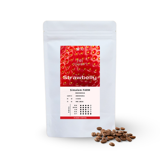 INDONESIA｜草莓浸渍湿剥法｜草莓｜100克｜COFFEE ROASTERY 101