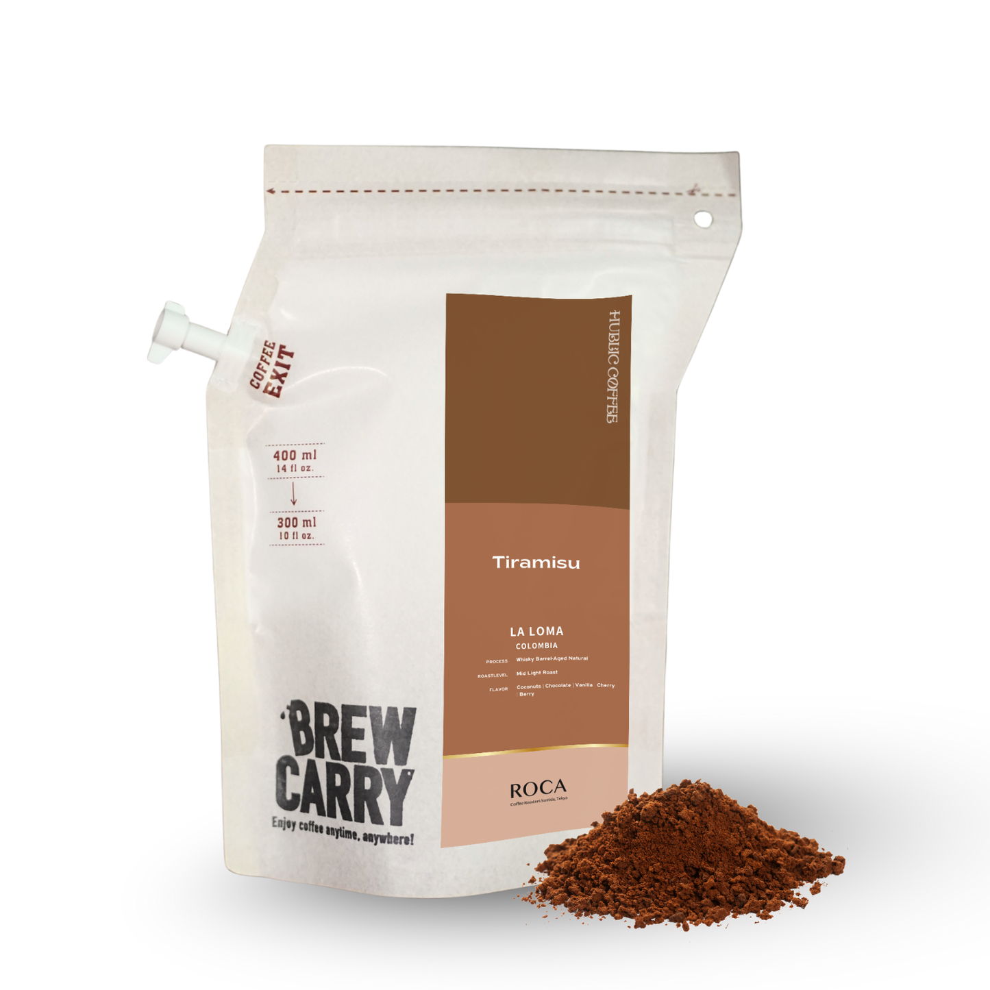 BERW CARRY Dessert Coffee｜ティラミスのようなデザート感｜一袋で３杯分